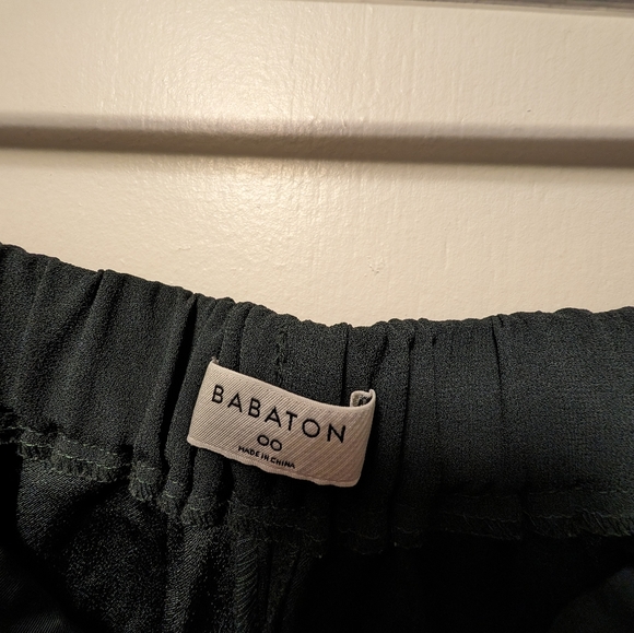 Aritzia Babaton canon pants, green, size 00 - Picture 3 of 3